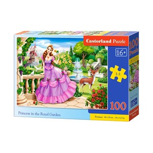 Castorland (B-111091) - "Princess in the Royal Garden" - 100 pieces puzzle