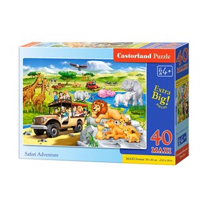 Castorland (B-040322) - "Safari Adventure" - 40 pieces puzzle