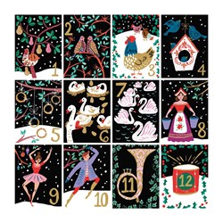 Chronicle Books / Galison (9780735356894) - "Twelve Days of Christmas" - 500 pieces puzzle