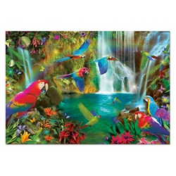 Educa (18457) - "Tropical Parrots" - 1000 pieces puzzle