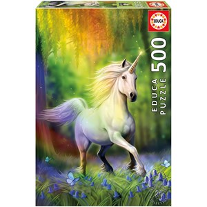 Educa (18448) - Anne Stokes: "Chase The Rainbow" - 500 pieces puzzle