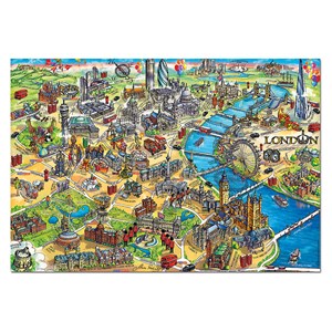 Educa (18451) - "London map" - 500 pieces puzzle