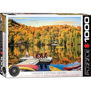 Eurographics (6000-5427) - "Lakeside Cottage, Quebec" - 1000 pieces puzzle