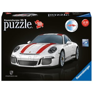 Ravensburger (12528) - "Porsche 911 R" - 108 pieces puzzle