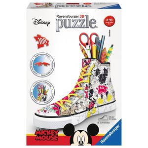 Ravensburger (12055) - "Mickey Sneaker" - 108 pieces puzzle