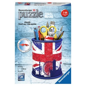 Ravensburger (11153) - "Pencil Cup, Union Jack" - 54 pieces puzzle