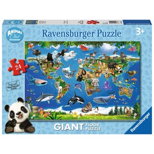 Ravensburger (05555) - "Animals around the World" - 24 pieces puzzle