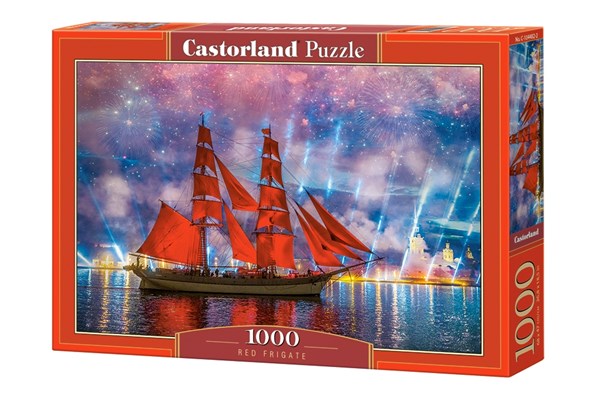 Castorland (C-104482) - "Red Frigate" - 1000 pieces puzzle