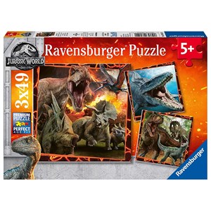 Ravensburger (08054) - "Jurassic World" - 49 pieces puzzle