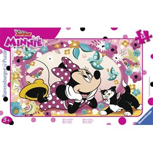 Ravensburger (06158) - "Minnie and Figaro" - 15 pieces puzzle