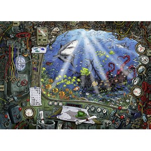 Ravensburger (19959) - "ESCAPE Room Submarinen" - 759 pieces puzzle