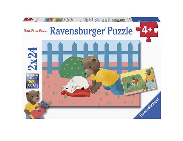 Ravensburger (09186) - "Little Brown Bear" - 24 pieces puzzle