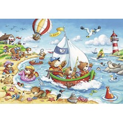 Ravensburger (07829) - "Holidays at the Sea" - 24 pieces puzzle