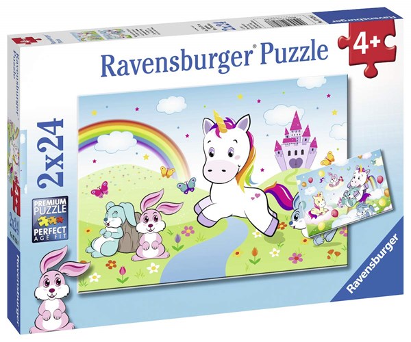 Ravensburger (07828) - "Fabulous Unicorn" - 24 pieces puzzle