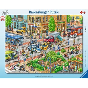 Ravensburger (06172) - "City Travel" - 30 pieces puzzle