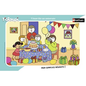 Nathan (86070) - "Tchoupi" - 15 pieces puzzle