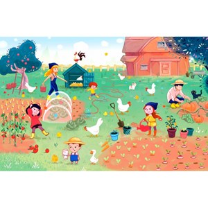 Puzzle Michele Wilson (K684-50) - "Pumpkin Family" - 50 pieces puzzle