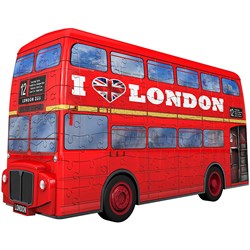 Ravensburger (12534) - "London Bus" - 216 pieces puzzle