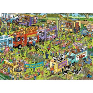 Jumbo (19099) - Jan van Haasteren: "BBQ Party!" - 1000 pieces puzzle