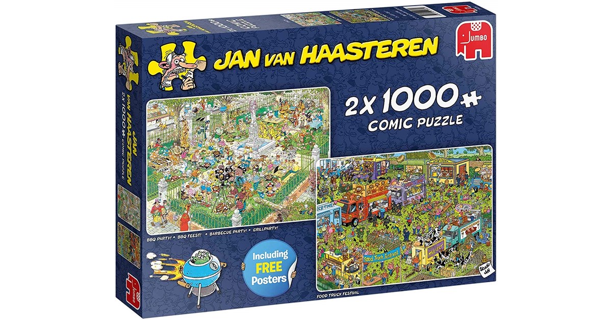 Jumbo (19099) Jan van Haasteren "BBQ Party!" 1000 pieces puzzle