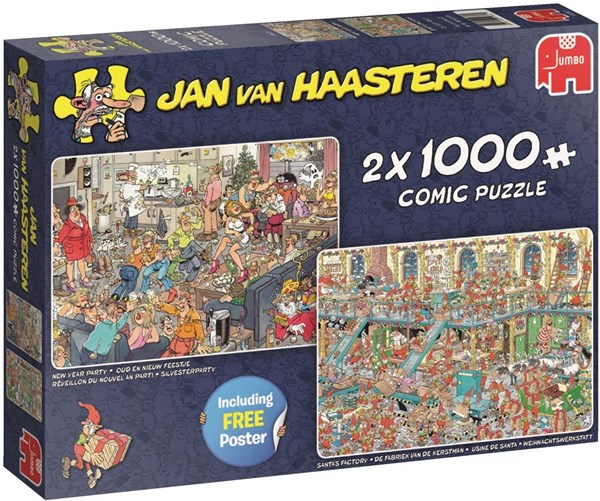 Jumbo (19082) - van Haasteren: "New Year Party" - pieces puzzle