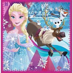 Trefl (34832) - "Frozen" - 20 36 50 pieces puzzle