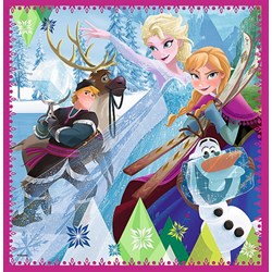 Trefl (34832) - "Frozen" - 20 36 50 pieces puzzle