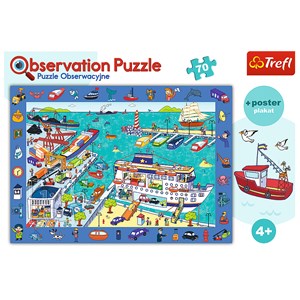 Trefl (15536) - "The Port" - 70 pieces puzzle