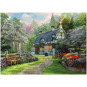 King International (85514) - Dominic Davison: "Cottages" - 1000 pieces puzzle