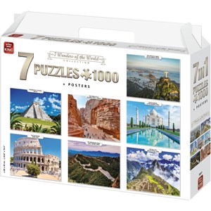 King International (55877) - "7 Wonders of The World" - 1000 pieces puzzle
