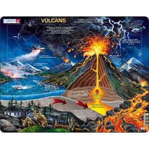 Larsen (NB2-FR) - "Volcans - FR" - 70 pieces puzzle