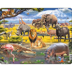 Larsen (FH30) - "African Savannah with Mount Kilimanjaro in the Background" - 43 pieces puzzle