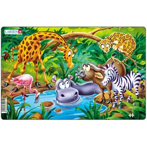 Larsen (Z12-2) - "Safari" - 14 pieces puzzle