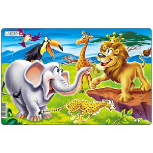 Larsen (U11-1) - "Safari" - 14 pieces puzzle