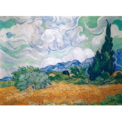 Piatnik (539145) - Vincent van Gogh: "Wheat Field with Cypresses" - 1000 pieces puzzle