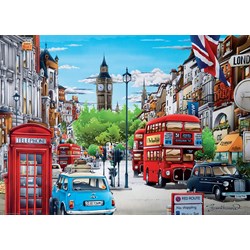 King International (85516) - "Amsterdam & London" - 1000 pieces puzzle