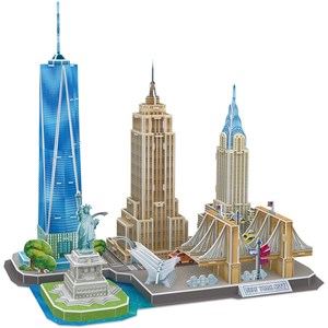 Cubic Fun (MC255h) - "New York" - 123 pieces puzzle