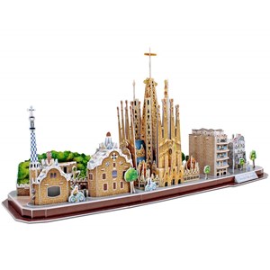 Cubic Fun (MC256h) - "Barcelona" - 186 pieces puzzle
