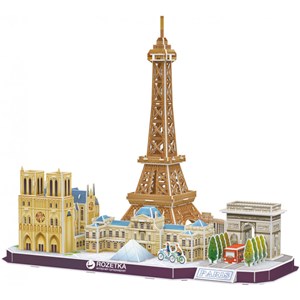Cubic Fun (MC254h) - "Paris" - 114 pieces puzzle