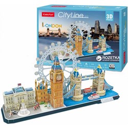 Cubic Fun (MC253h) - "London" - 107 pieces puzzle