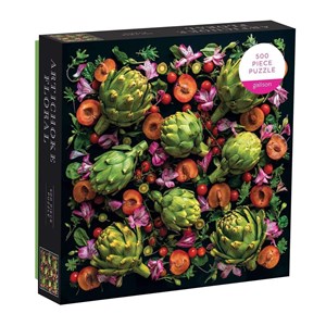 Chronicle Books / Galison (9780735357792) - "Artichoke Floral" - 500 pieces puzzle