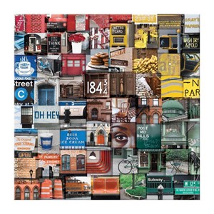 Chronicle Books / Galison (9780735355316) - "New York in Color" - 500 pieces puzzle