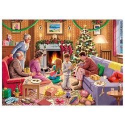 Falcon (11269) - "Family Time at Christmas" - 1000 pieces puzzle