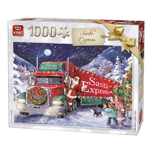 King International (05618) - "Santa Express Christmas" - 1000 pieces puzzle