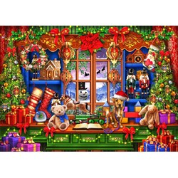 Bluebird Puzzle (70184) - Ciro Marchetti: "Ye Old Christmas Shoppe" - 2000 pieces puzzle