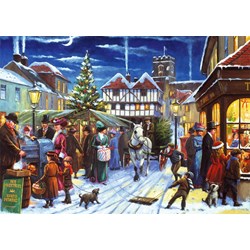 Falcon (11228) - Kevin Walsh: "Christmas Market" - 500 pieces puzzle