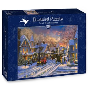 Bluebird Puzzle (70113) - Dominic Davison: "Small Town Christmas" - 1500 pieces puzzle