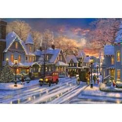 Bluebird Puzzle (70113) - Dominic Davison: "Small Town Christmas" - 1500 pieces puzzle