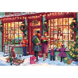 Gibsons (G8016) - "Christmas Toy Shop" - 2000 pieces puzzle