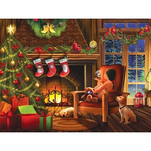 SunsOut (28816) - Tom Wood: "Dreaming of Christmas" - 1000 pieces puzzle